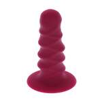 Harness Dong Ribbed Silicone 16 cm