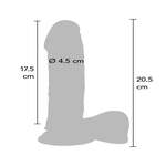 Dual Density Dildo TPE 20 cm