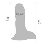 Extreme XXXL Dildo PVC 34 cm