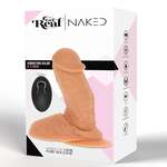 Naked Vibrating Dildo Silicone 17 cm