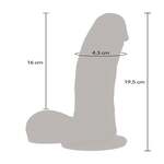 Naked Thrusting Dildo Silicone 19.5 cm