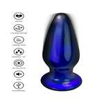 Shining Vibrating Glass Plug