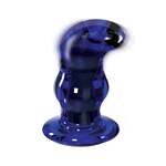 Gleaming Vibrating Glass Plug