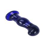 Gleaming Vibrating Glass Plug