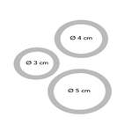 Triple Rings Multicolor 3 pcs