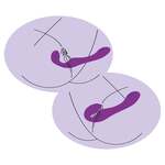 Strapless Strap-On Pulse Vibrator