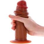 Foreskin Dong Silicone 22 cm