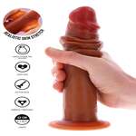 Foreskin Dong Silicone 22 cm