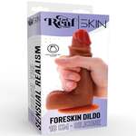 Foreskin Dildo Silicone 18 cm
