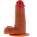 Foreskin Dildo Silicone 18 cm