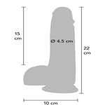 Foreskin Dildo Silicone 20 cm