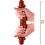 Foreskin Double Dong Silicone 35 cm