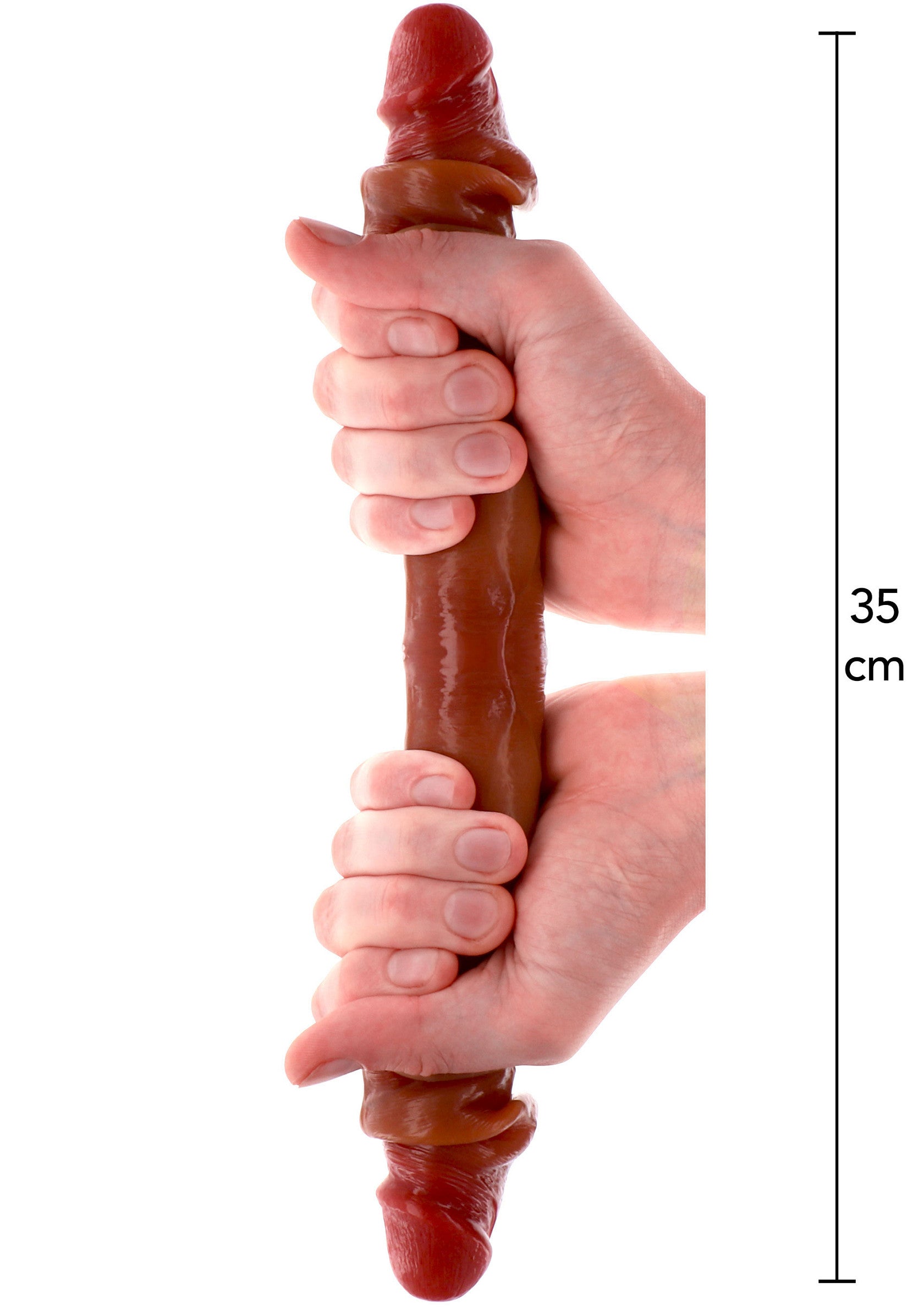 Foreskin Double Dong Silicone 35 cm