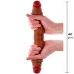 Foreskin Double Dong Silicone 40 cm