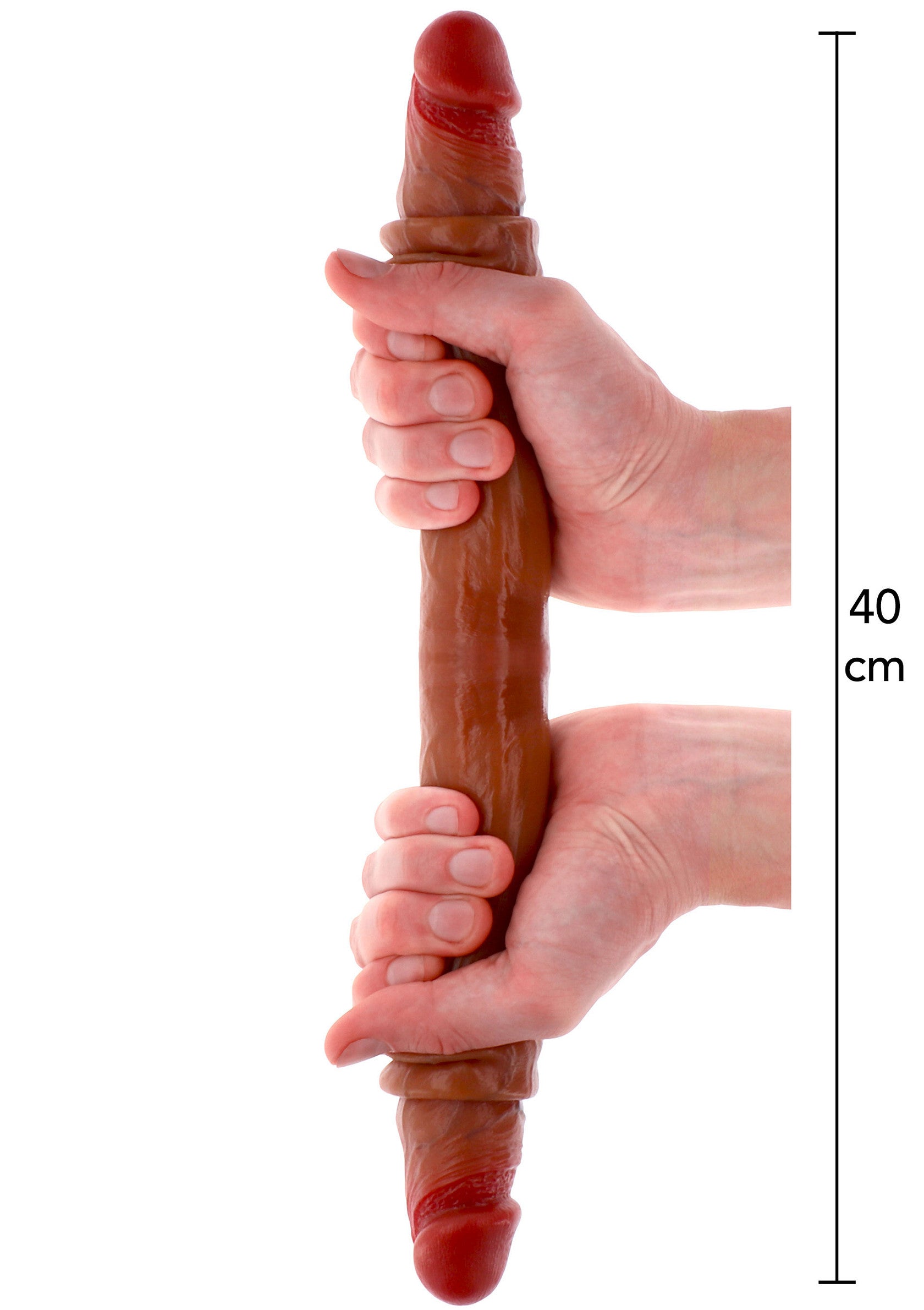 Foreskin Double Dong Silicone 40 cm