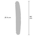 Foreskin Double Dong Silicone 40 cm