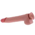 Deluxe Dual Density Thick Dildo TPE 31 cm