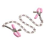 Crystal Chain Nipple Clamps