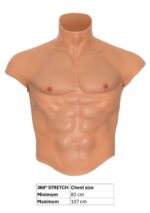 Silicone Torso Pecs and Abs