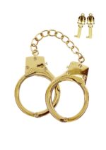 Gold Plated BDSM Handcuffs