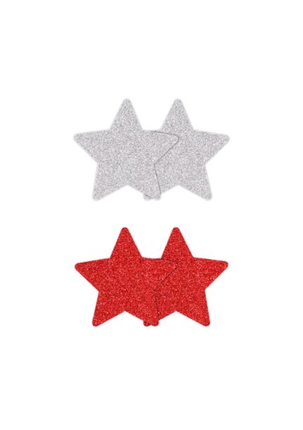 Pasties Glitter Stars 2 Pair