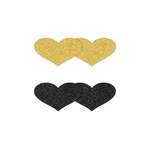 Pasties Glitter Hearts 2 Pair