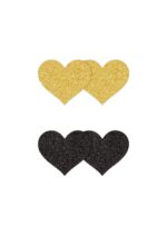 Pasties Glitter Hearts 2 Pair