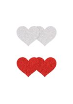 Pasties Glitter Hearts 2 Pair