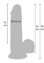 Realistic Dildo PVC 16 cm