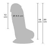 Realistic Dildo PVC 18 cm