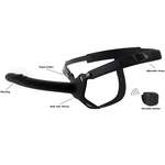 Hollow Penis Strapon Vibrating 18cm