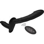 Double Vibrating Pleasure Penis Strapon 14 cm