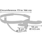 Double Vibrating Pleasure Penis Strapon 14 cm