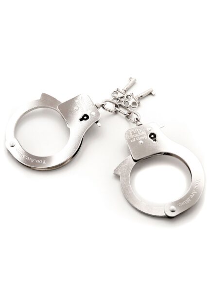 You Are Mine Metal Handcuffs