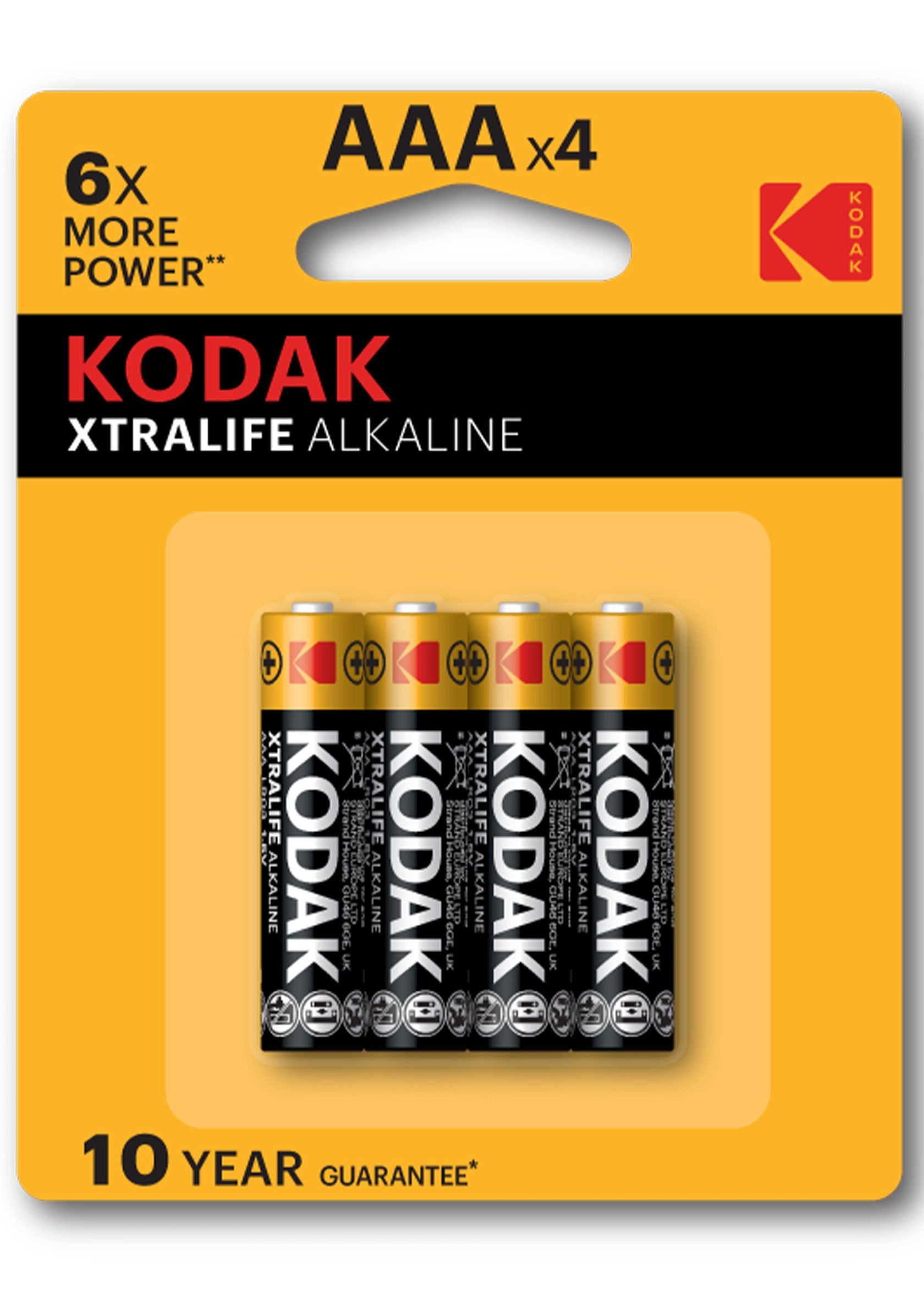Kodak XTRALIFE Alk AAA 10x4 Kodak XTRALIFE Alk AAA 10x4
