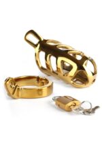 Brutal Chastity Cage Gold