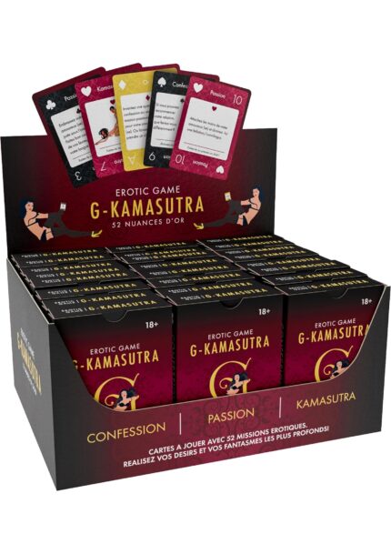 G Kamasutra cards 24 pcs ENG/FR/DE