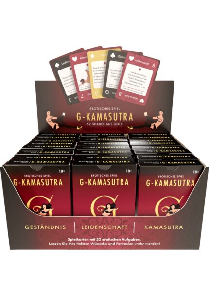 G Kamasutra cards 24 pcs ENG/FR/DE