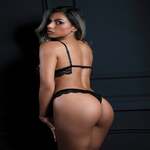 Bra and Crotchless Panty