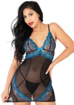 Floral lace dress with string