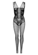 Hex and Lace Net Bodystocking