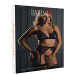 3PC Peek-a-Boo Bow Set Open Crotch