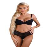 Push-up bra w/ lace racerback