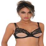 Unlined bra with faux underbust