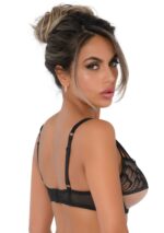 Unlined bra with faux underbust