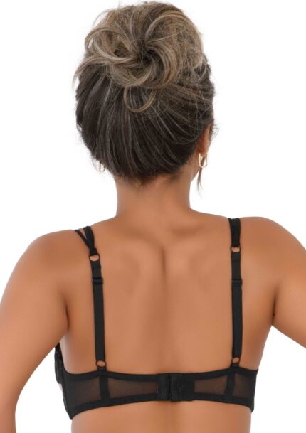 Unlined bra with faux underbust