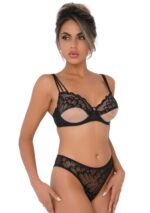 Unlined bra with faux underbust