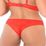 Lace string with straps