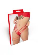 Lace string with straps