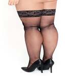 Fishnet Hold Ups H036 Plus